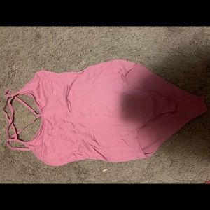 Pink bodysuit